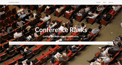 Desktop Screenshot of conferenceranks.com